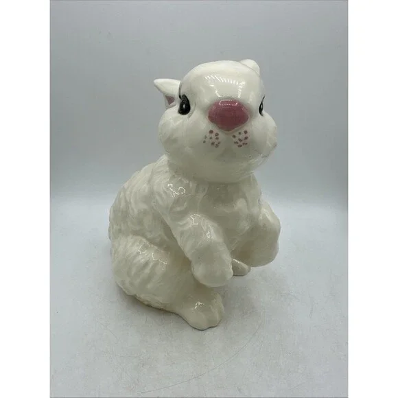 Vintage Easter Bunny Rabbit Figure Ceramic 9” - Picture 2 of 16